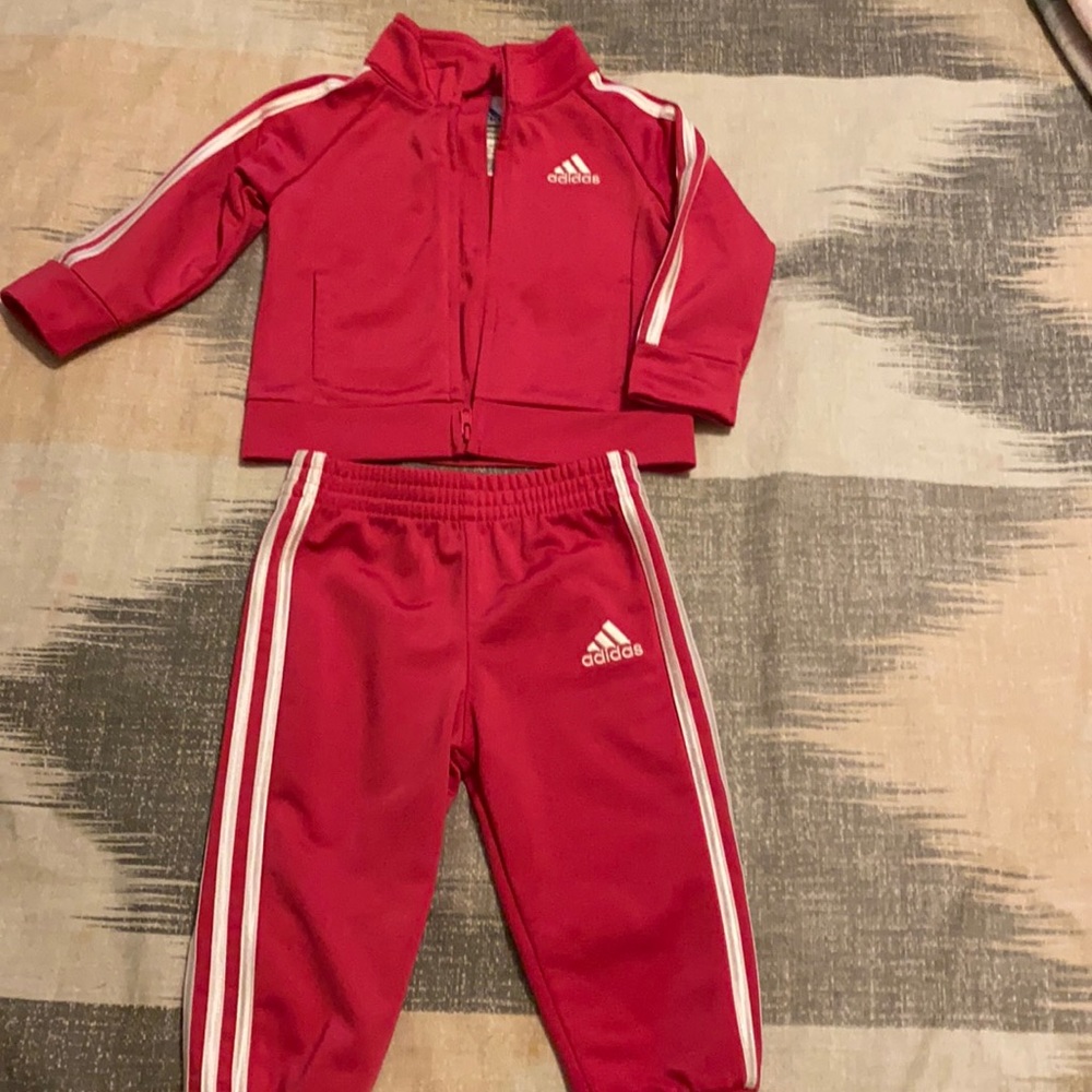 Baby Pink Adidas  Set